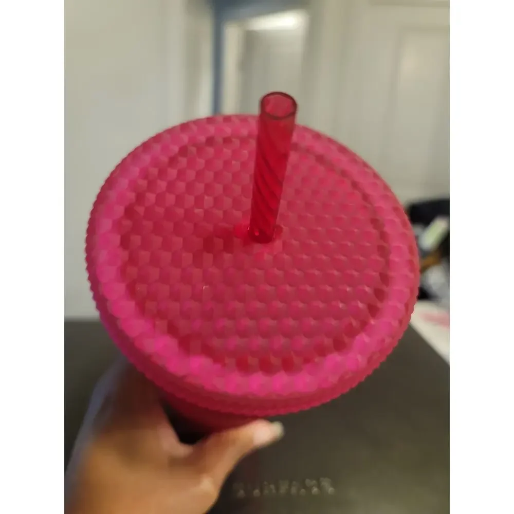 Starbucks Barbie Pink Studded Cold Tumbler